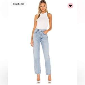 Agolde 90sMid Rise Loose fit. Color Snapshot. Size 28